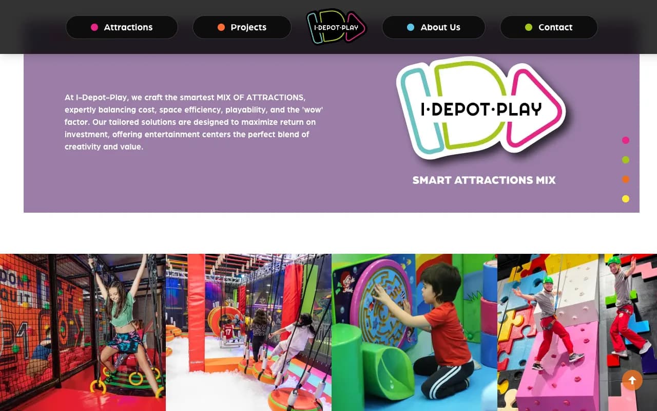 iDepotPlay website screenshot