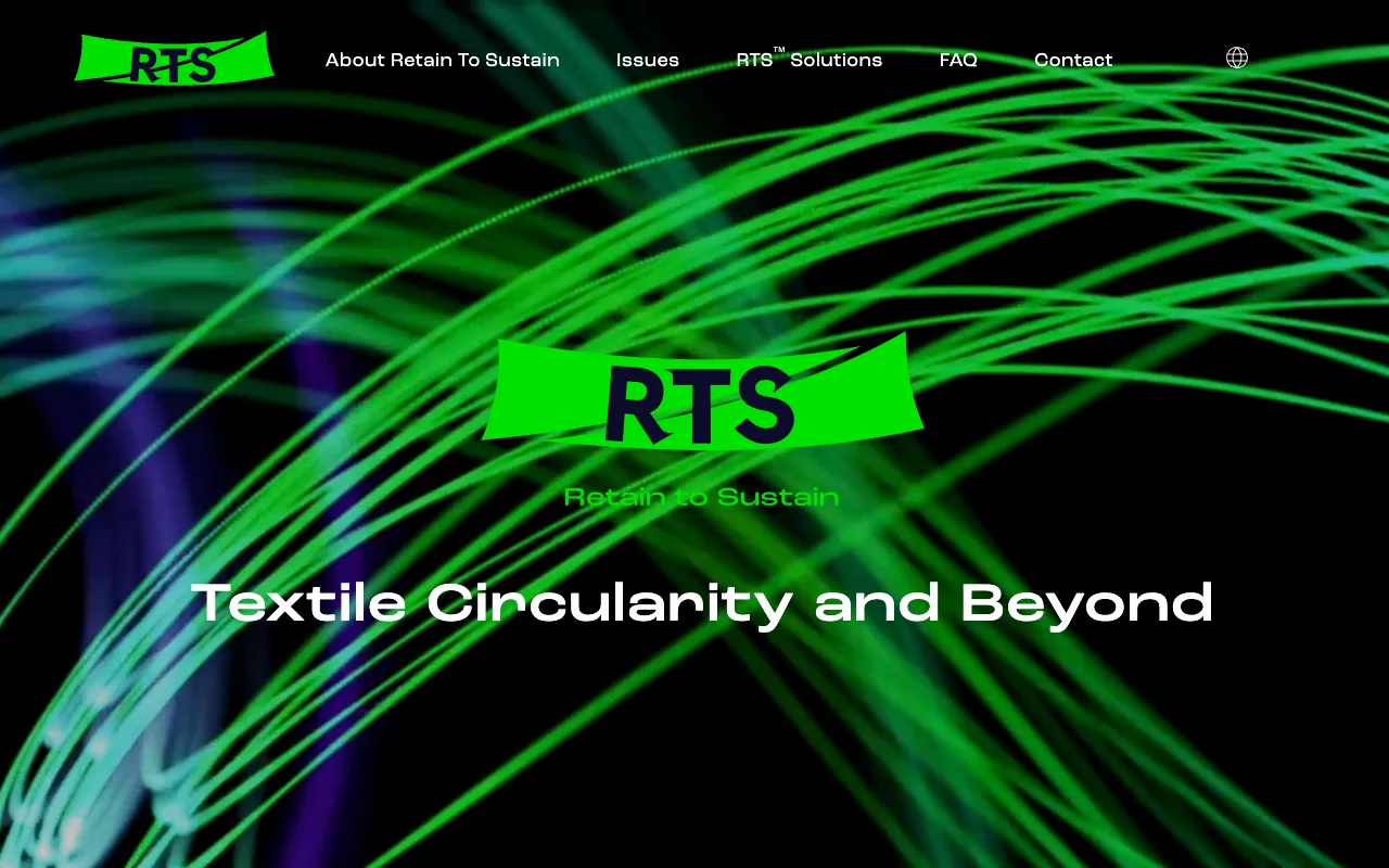 Retain to Sustain website screenshot